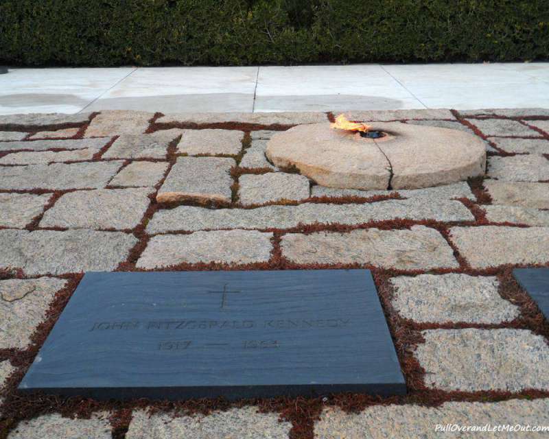 The Eternal Flame at the grave of President John F. Kennedy