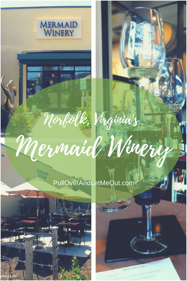 Mermaid Winery Norfolk VA pin PullOverAndLetMeOut