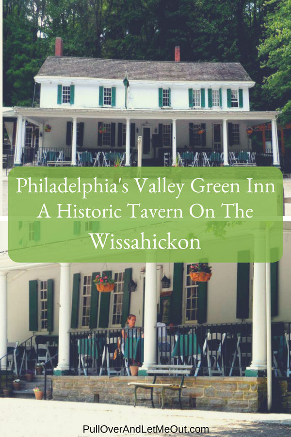  The Valley Green Inn on the Wissahickon Creek in Philadelphia has it all. Good food, great service, a historic location and beautiful scenery – it’s abundantly clear why travelers have been stopping here for a warm meal for nearly two centuries. #PullOverAndLetMeOut #Restaurant #travel #Philadelphia #tavern #historical #romantic #Pennsylvania