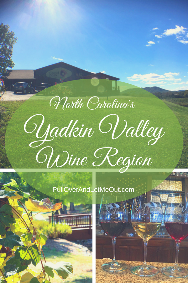 North Carolina's Yadkin Valley Wine Region PullOverAndLetMeOut pin