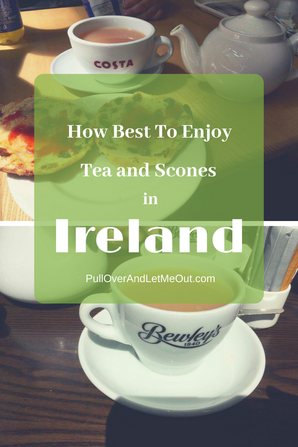 Tea and Scones Ireland pin PullOverAndLEtMeOut