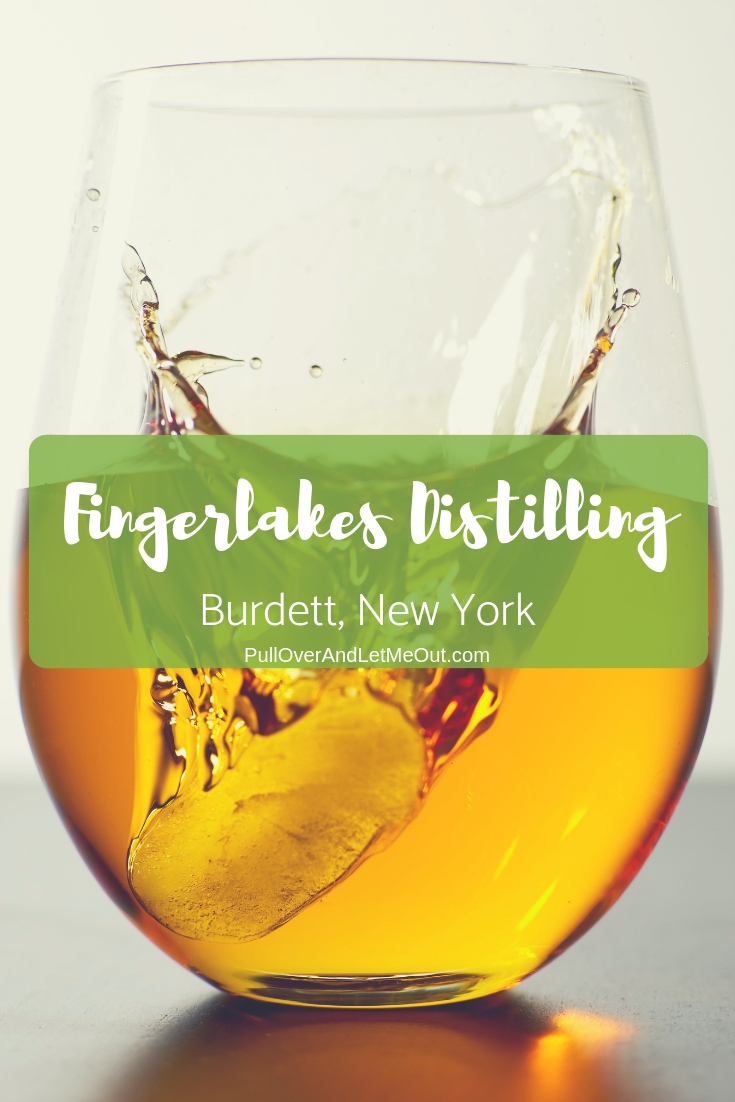 Fingerlakes Distilling Burdett, New York is located on the East Shore of Seneca Lake #PullOverAndLetMeOut #FingerLakes #NewYork #Distillery #whiskey #gin #vodka #spirits #distillerytour #tours #travel #vacation #beverages