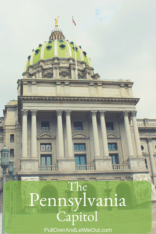Dedicated in 1906 and designed by Joseph Huston, in the American Renaissance style, the massive building is a fully-functioning seat of state government. It’s also an artistic, architectural, and historical gem. #PullOverAndLetMeOut #Pennsylvania #Harrisburg #PACapitol #Capitol #FieldTrip #KidFriendly #Historical #StateCapitol