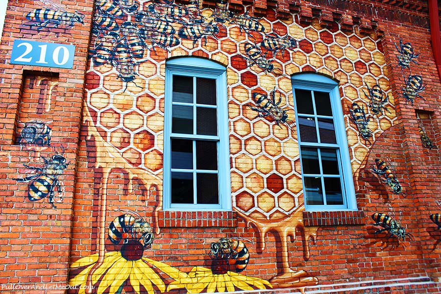Swarm-Burts-Bees-Durham-Street-Art-PullOverAndLetmeOut