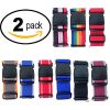 2-X-Luggage-Straps-2-Pack-Adjustable-Suitcase-Straps-Luggage-Belt-with-Tags-Random-Colours-2M-x-5CM-0-1