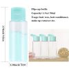 ANREONER-12-Pack-Travel-Size-Toiletries-Bottles-and-Jars-Set-TSA-Approved-Portable-Rigid-Plastic-Travel-Containers-with-Flip-Cap-Spray-Lotion-Bottles-Travel-Case-Transparent-0-3